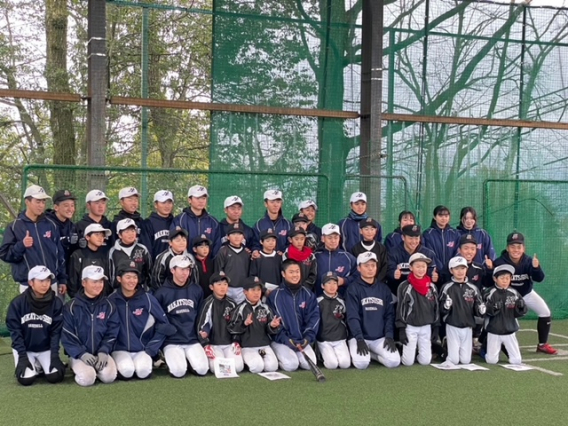 野球教室 in 中津商業高校